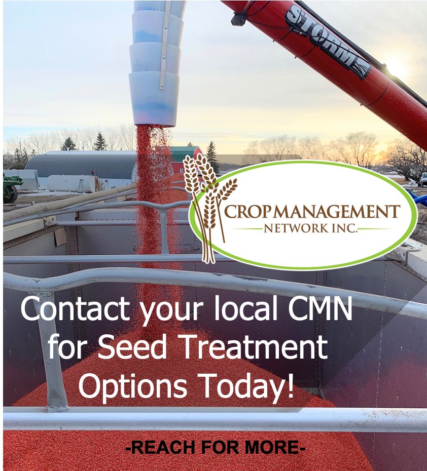 Did you know CMN offers Custom Seed Treating? Seed treatment provides initial crop protection &amp; promotes the early establishment of a healthy crop! 

Contact your local CMN retail to discuss your 2020 seed treatment options!

@STORMTreater #CMNreachformore #plant20