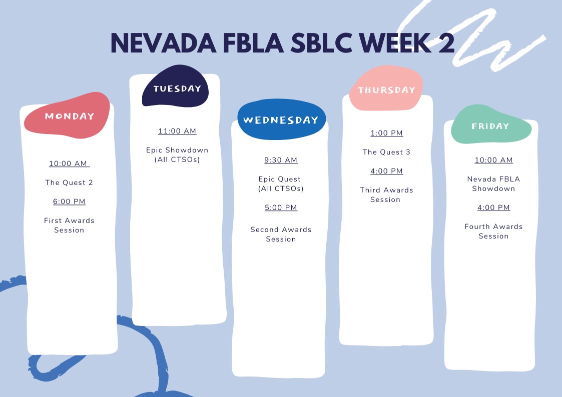 Don’t miss out on the Second Awards Session TOMORROW at 5:00 PM!