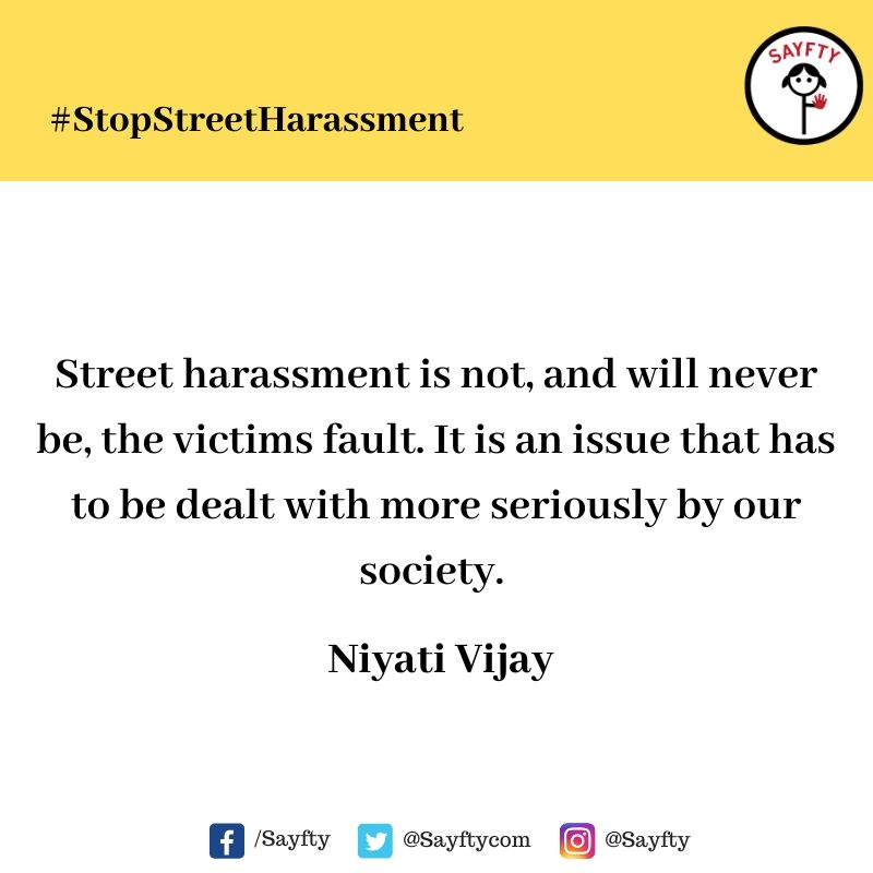 It's International Anti-Street Harassment Week. Help us Raise Awareness.Complete the following sentence:Street Harassment is _____________ #StopStreetHarassment