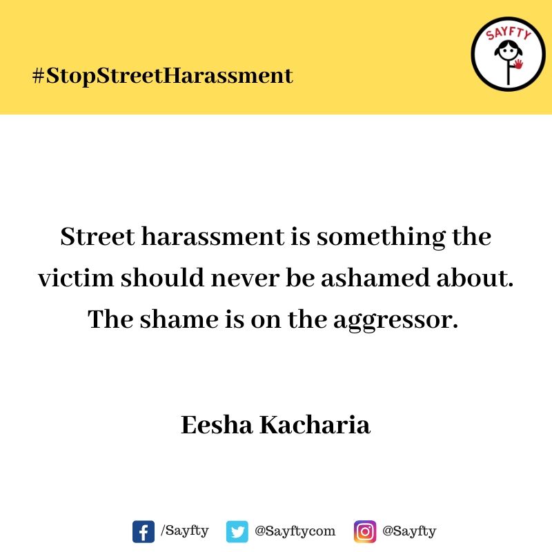 It's International Anti-Street Harassment Week. Help us Raise Awareness.Complete the following sentence:Street Harassment is _____________ #StopStreetHarassment