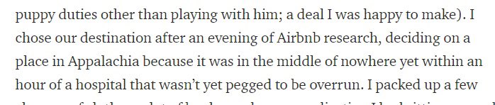 I lived in rural Western NC. Not “pegged to be overrun”? The hospitals there are already overrun all the time. NC has 35 counties with zero ICU beds & 17 counties with no hospital at all. The NICU in Asheville serves 18 counties.