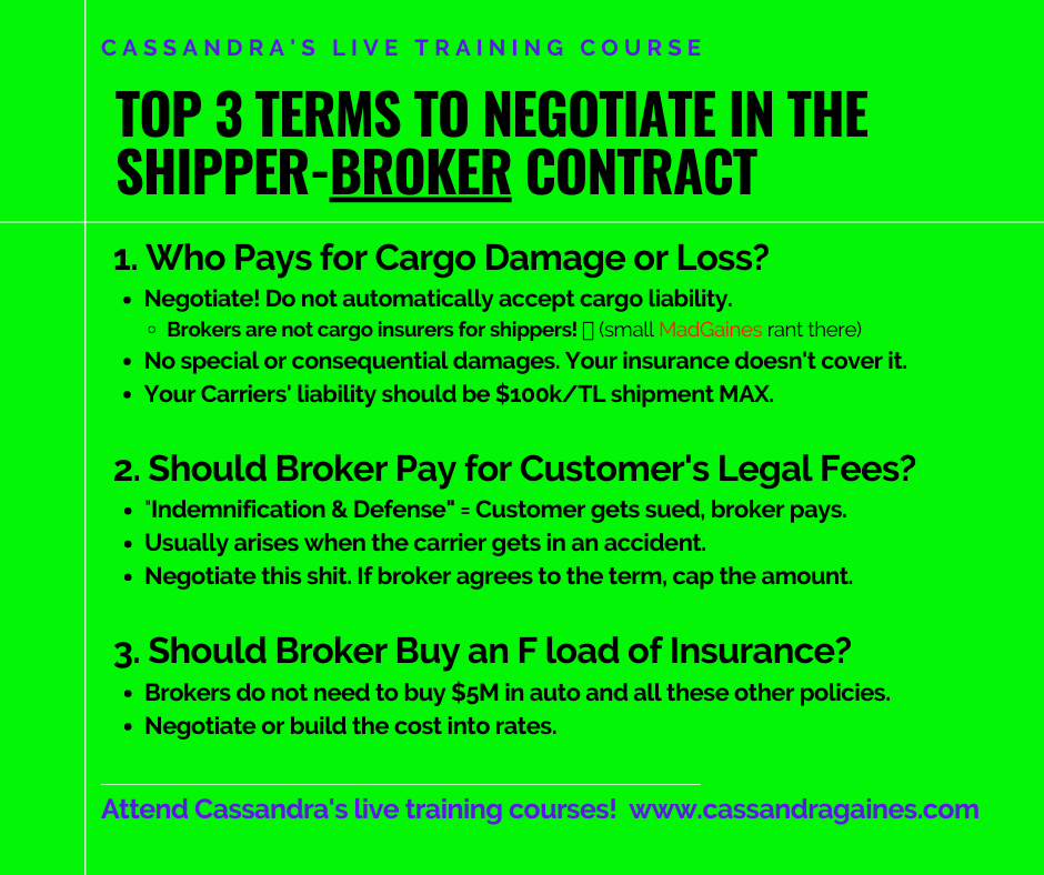 FreightProblems's tweet photo. Live Online Training: Negotiate the Shipper Broker Contract - https://t.co/NzB2uMtsqw https://t.co/rNMFXHBsY2