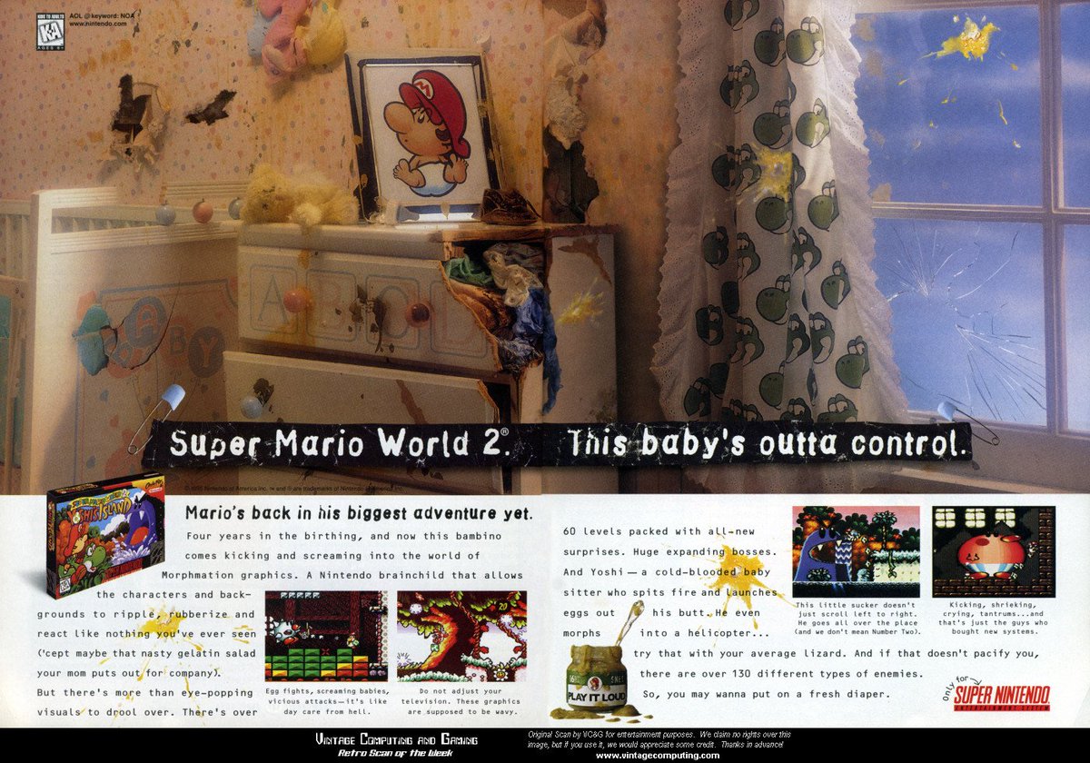 every occasion I have to reflect on Nintendo's Play It Loud ad campaign reminds me about how I'm vaguely embarrassed to have grown up in the 90s