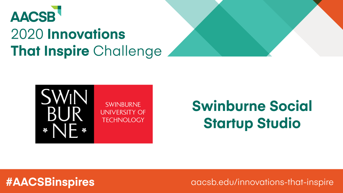 The Swinburne Social Startup Studio from <a href="/SwinBusSchool/">School of Business, Law and Entrepreneurship</a> works with early-stage social enterprises to develop and test ideas, building knowledge to strengthen the social enterprise ecosystem. #AACSBinspires

🔗 aacsb.edu/about/advocacy…