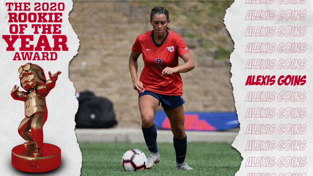 DaytonFlyers's tweet photo. Congratulations to Alexis Goins from @daytonwsoccer and Amelia Moore from @DaytonVB 

#RUDYSatHOME https://t.co/lEpRW0WCXZ