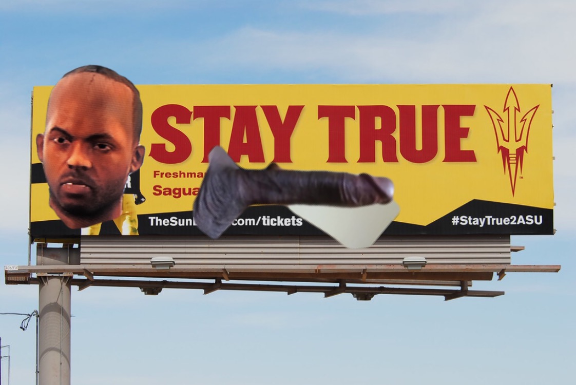 laquanious's tweet photo. @akokakok10 COME HOME TO ASU, YOU ON BILLBOARDS OUT HERE https://t.co/nNYmKPdzEC