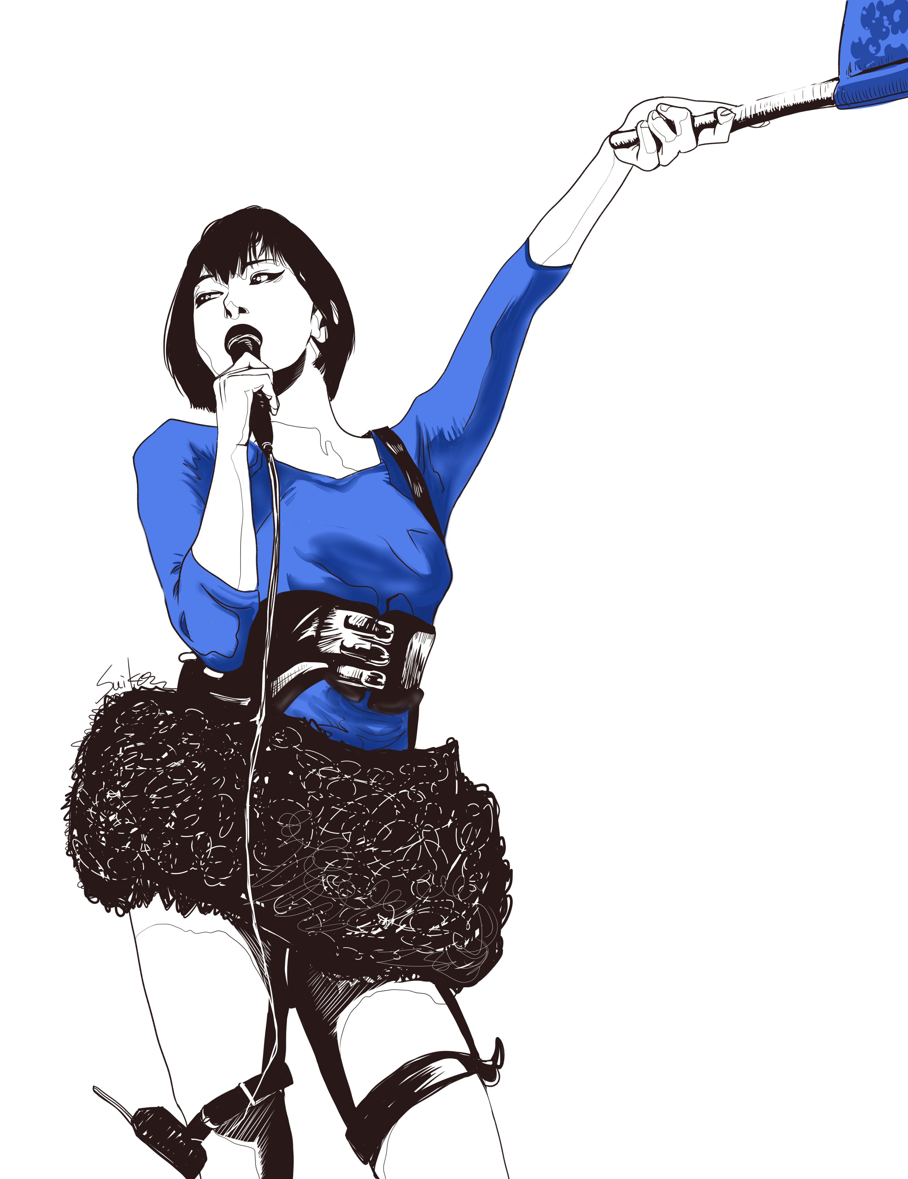 森彗子 新公募向け執筆0 公募結果待ち1件 椎名林檎さま ファンアートを描きました とてもパワフルで知的で セクシーでいて 可愛いとかっこいいが両方当てはまってしまう海のような広い魅力 描き切れなくてすいません 椎名林檎 ファンアート