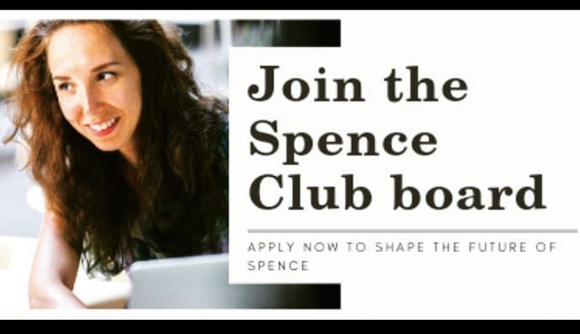 SpenceClub's tweet photo. Calling all Spence Ladies 📣📣 

We’re looking for 3 talented members to join the Spence Club Board. Applications close Monday May 4 @ 5pm. Check your inbox for more details. Positions are only open to paid members so don’t forget to renew your membership! #womenonboards https://t.co/QaTYoxzk6X