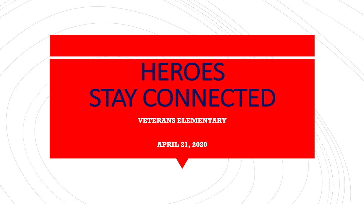 cvesd_Veterans's tweet photo. Our 4th Heroes Stay Connected Video has been posted on your YouTube channel! Check it out! https://t.co/6JcYTWvHp0 https://t.co/Tt84oGDpHk