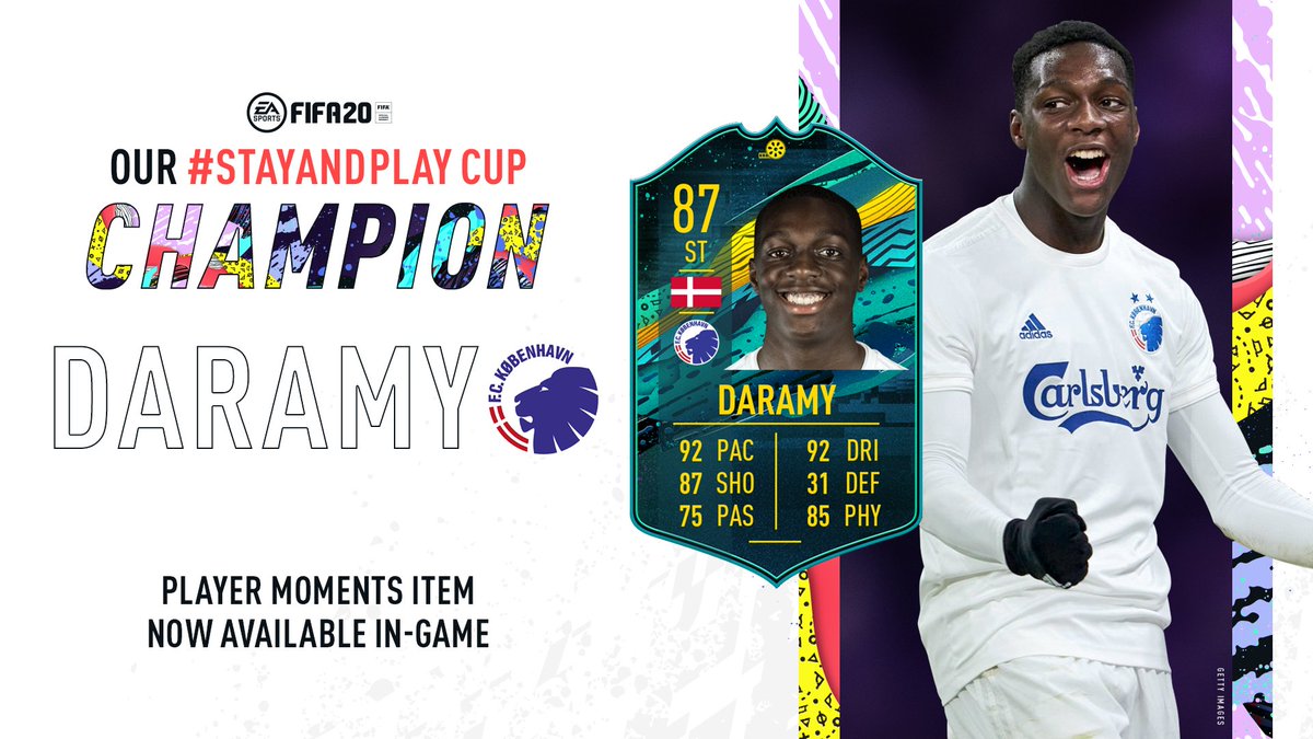 #StayAndPlay şampiyonu Daramy,nasıl buldunuz?#FIFA20