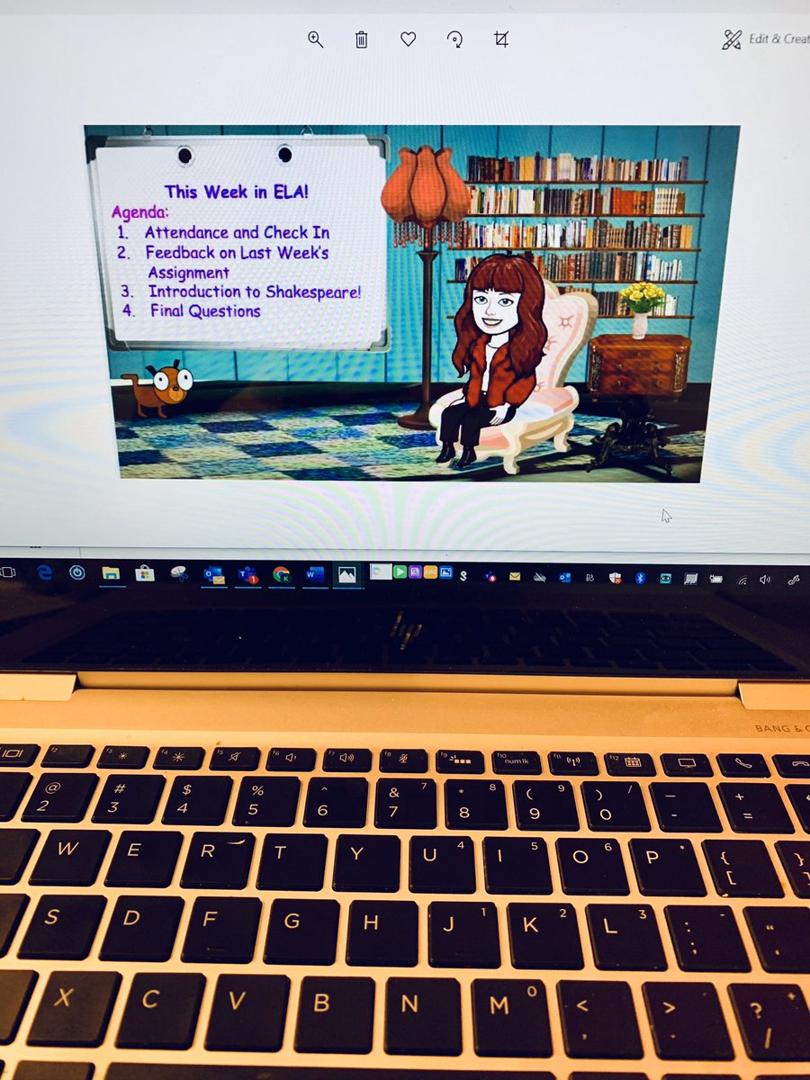 MrsMullins_BCPS's tweet photo. Shoutout to @ThisisNScott for teaching me how to put my Bitmoji self in a cool online classroom for my upcoming Google Meets! The support of my colleagues has been unwavering as we navigate this new teaching experience together. @PGMSinBCPS https://t.co/vqFS32UjLM