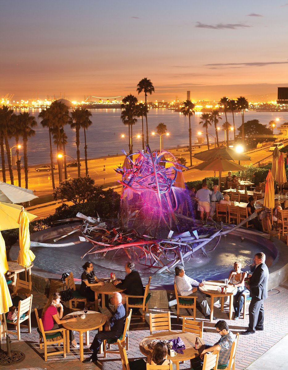 Such a beautiful view.  <a href="/LBMAorg/">Long Beach Museum of Art</a>   Wish we could be there this evening. #dreaming #beautiful #longbeachmuseumofart #visitlb #longbeach #lbma