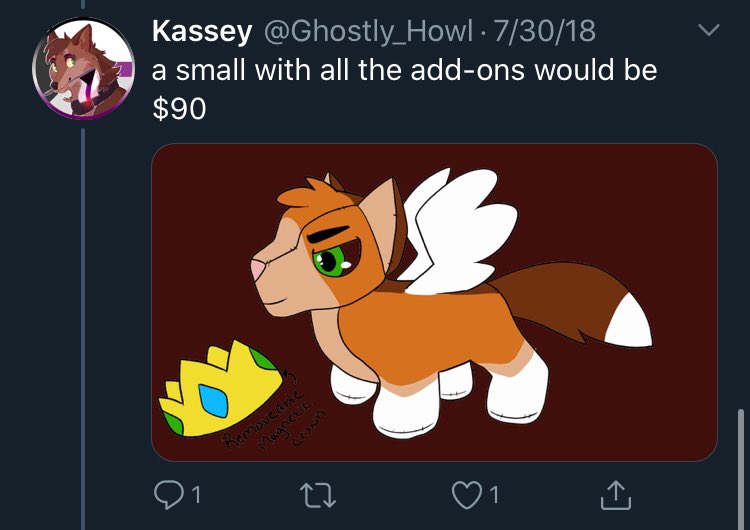 ghostlyscam's tweet photo. Here is my very own experience with her. I commissioned her for a small plushie of my character jax. There was a sale going on at the time but with shipping it came to around $100. The transaction went through Etsy https://t.co/G8LHTEwLXt