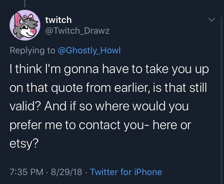 ghostlyscam's tweet photo. Here is my very own experience with her. I commissioned her for a small plushie of my character jax. There was a sale going on at the time but with shipping it came to around $100. The transaction went through Etsy https://t.co/G8LHTEwLXt