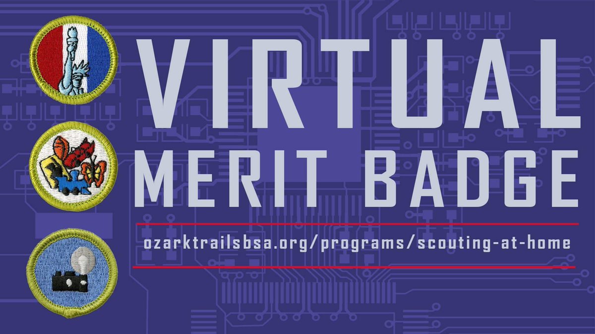 Sign-up for these Virtual Merit Badges! Space is limited
ozarktrailsbsa.org/programs/scout…