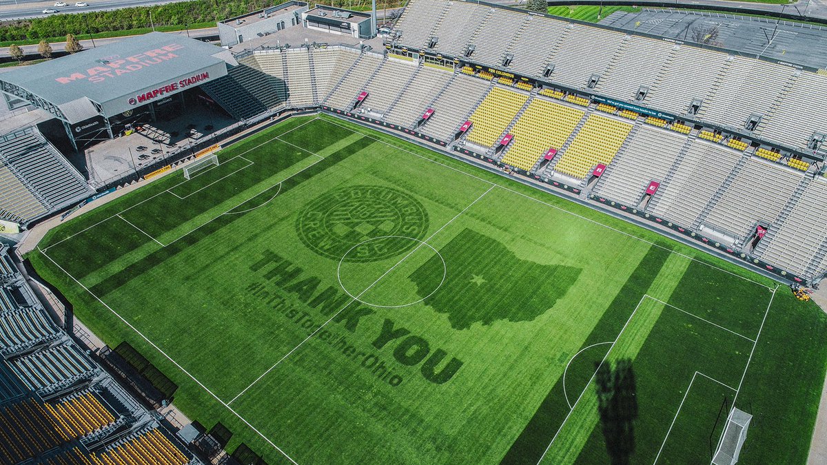 Ohioans: we stand with you. Thank you for doing your part to help our world become a safer, healthier place. #Crew96 | #InThisTogetherOhio