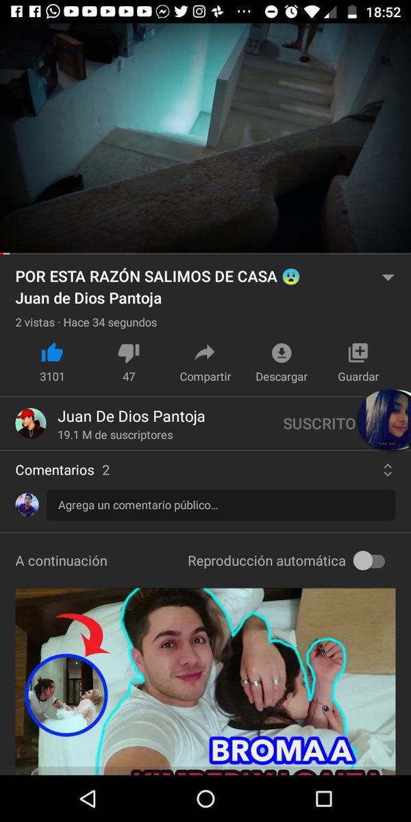 ChuchoDbgt's tweet photo. @maurg1 Ya subió video el Juan ES UN VBLOG https://t.co/9vtZfvexBI
