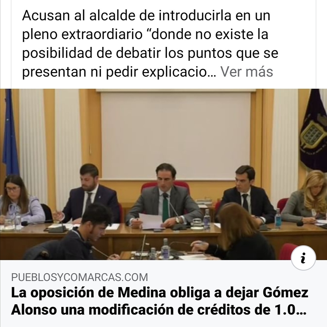 ¿por qué compran fuera artículos que tenemos a nuestra disposición aquí? ¿qué ocurre que en Medina no hay talleres de reparación de maquinaria que nos lo llevamos más allá de Valladolid? ¿por qué tardan mas de 8 meses en traer las facturas? Muchas preguntas 0 respuestas