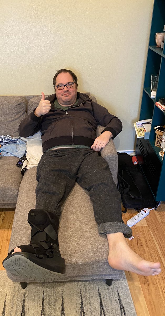 Quarantine update: <a href="/threetoebay12/">Zach Adams</a> broke his ankle to get out of doing #stayhome  chores! He’s on the mend, with a great sense of humor, so I think we will be just fine. Thinking of all of our friends! <a href="/Bay12Games/">Bay 12 Games</a>