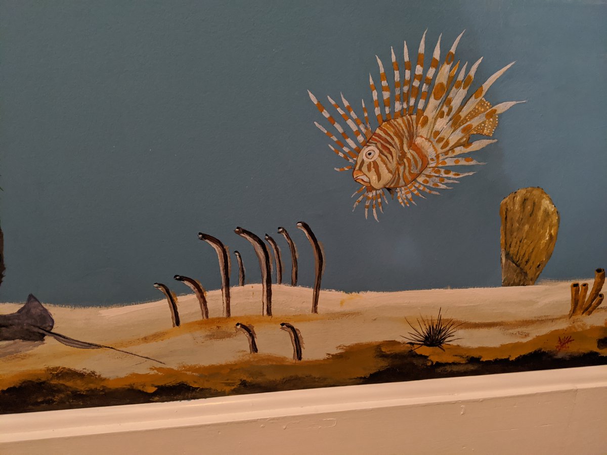 So we go through the implant.And then, what happens on  #8?Well, lets just say, my dad just painted this in one of our rooms!23/