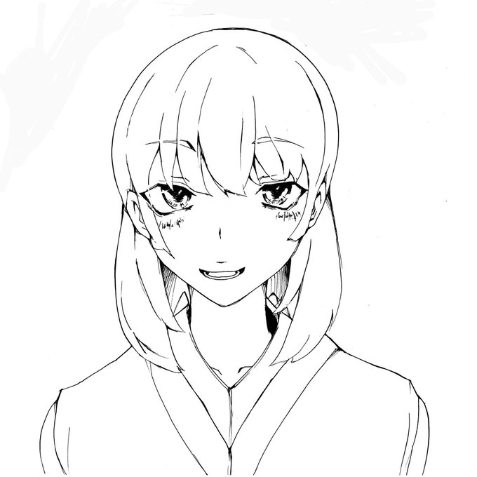 Gペンで描いた少女 絵 オリキャラ 女の子 イラスト アナログ けんけんの漫画 Gペンで描いた少女 絵 オリキャラ 女の子 イラスト アナログ けんけんの漫画
