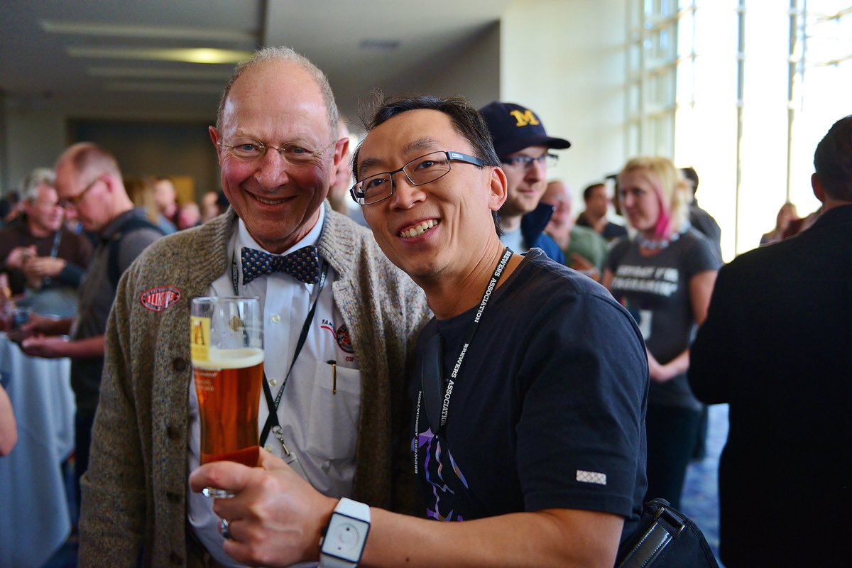 TheDonOfBeer's tweet photo. I had my 10,000th unique beer at the closing reception of CBC 2013 in Washington, DC. @John_Holl and @JeffCioletti and 10,000(?) other beer friends witnessed the occasion. #CBCThrowback https://t.co/hzCKX63sR0