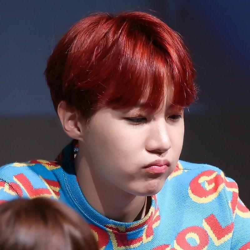 just hobi pouting