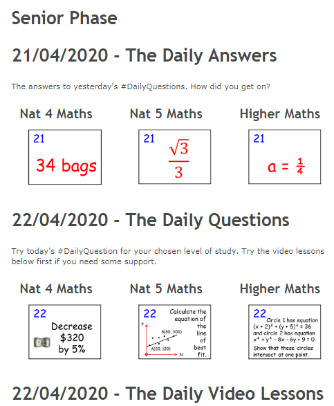 RigourMaths's tweet photo. **Calling all #HomeLearners** Day 31 - 22/04/2020. Today's #CfE #SeniorPhase questions have been posted along with corresponding video lessons and answers to yesterday's questions. View them at https://t.co/YnwEhOMyNO. Let us know how you get on! 🥉🥈🥇🎯🏴󠁧󠁢󠁳󠁣󠁴󠁿 https://t.co/bcB2ZjFNLr
