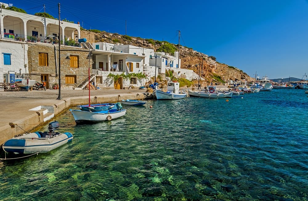 Choose one: Greek island Milos, Sifnos, Agistri, Leros