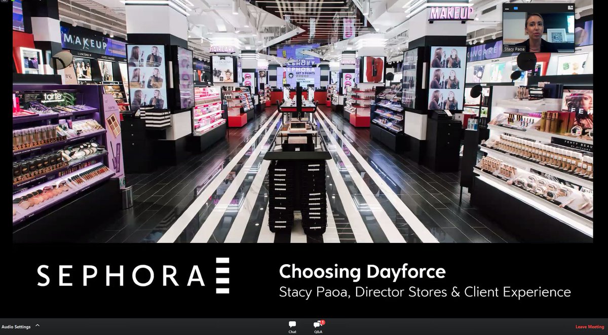 Ceridian's tweet photo. Our first Virtual ANZ #HCMExecSummit for 2020 is live!
Stacy Paoa, Director Stores & Client Experience at Sephora ANZ, on choosing #Dayforce: "I advocated for Dayforce because of payroll and workplace planning in one platform - having a one-stop shop is what got HR on board." https://t.co/WCX9a6pcAK