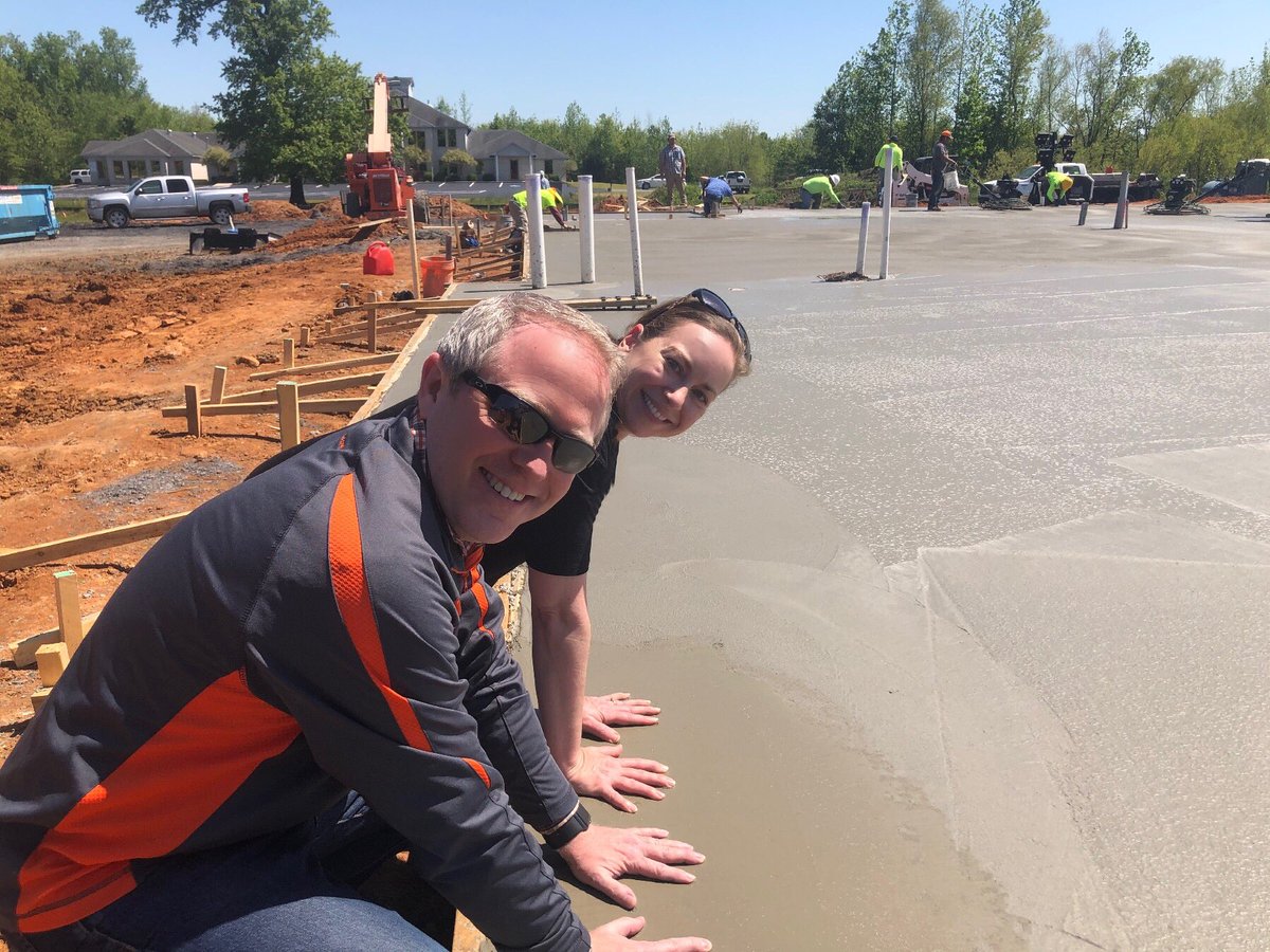 timgaddy's tweet photo. Thankful for this day.  Foundation of the new ⁦@newlifecabot⁩ was poured today beginning before daylight.   Privileged to baptize Ethan tonight in Jesus’ name.  God is good at all times.  ⁦@stacygaddy⁩ https://t.co/qX2LgqWx5T