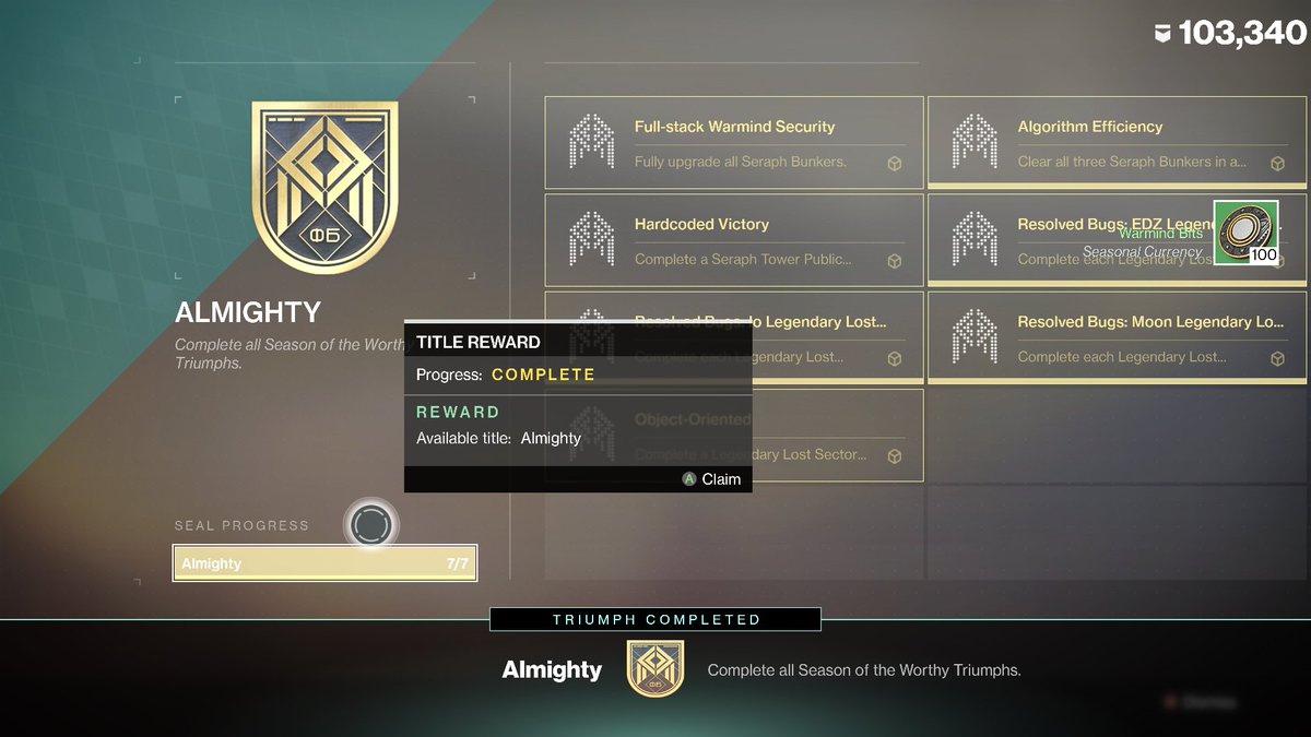 Farva6893's tweet photo. Seasonal bread acquired! #Destiny2 #Adversus #XboxShare https://t.co/5KzPZlc3AZ
