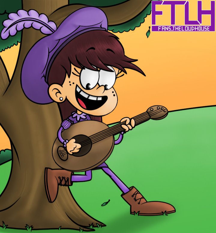 #FTLH A new song by Luna Loud at sunset. 🎶🎵 #TheLoudHouse #LunaLoud #fanart #myart #digitalart #Nickelodeon