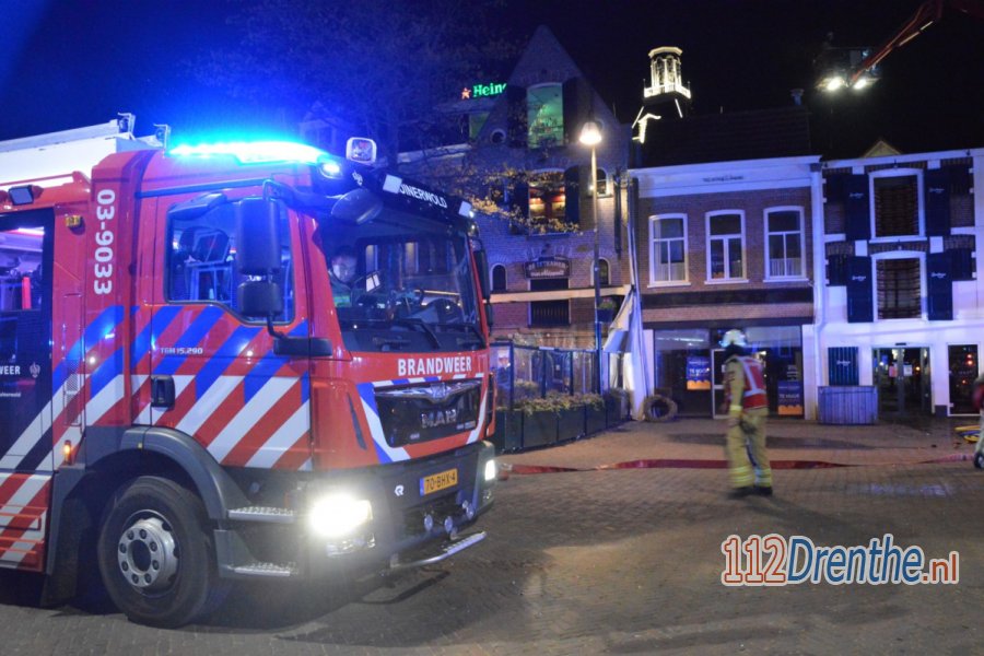 Grote uitslaande brand in het centrum van #Meppel. 112Drenthe.