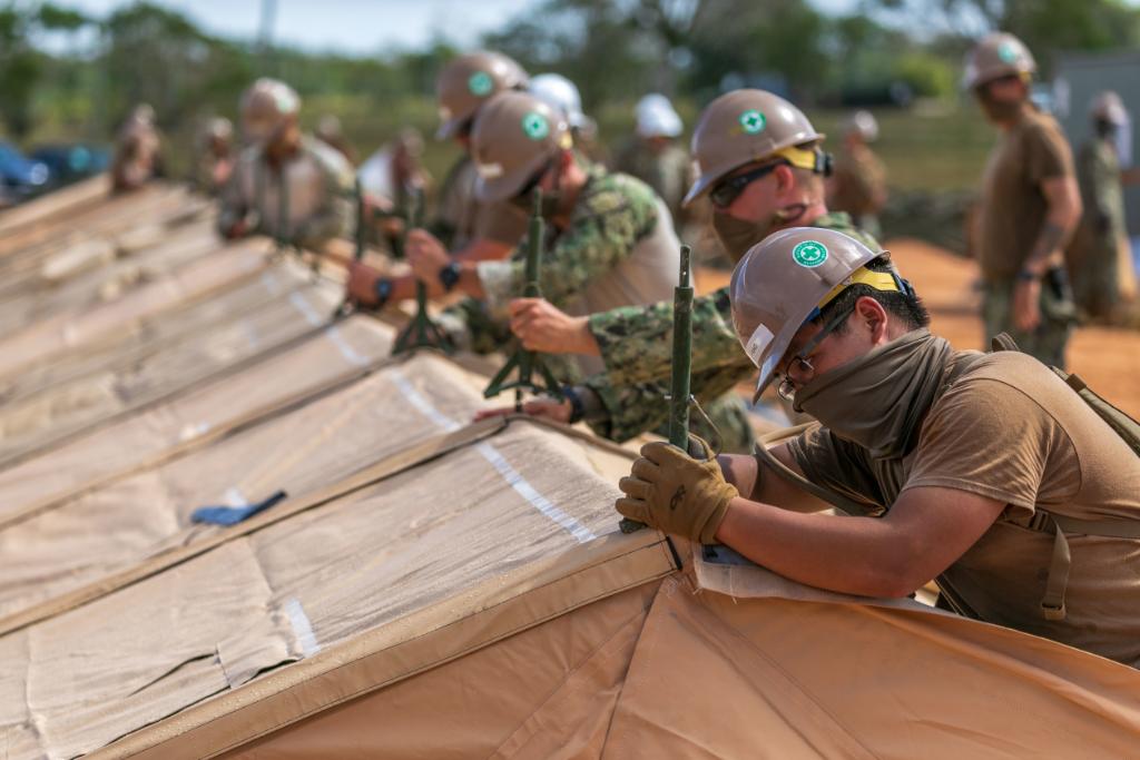 USNavy photos of the day Seabees build an EMF at Naval Base Guam