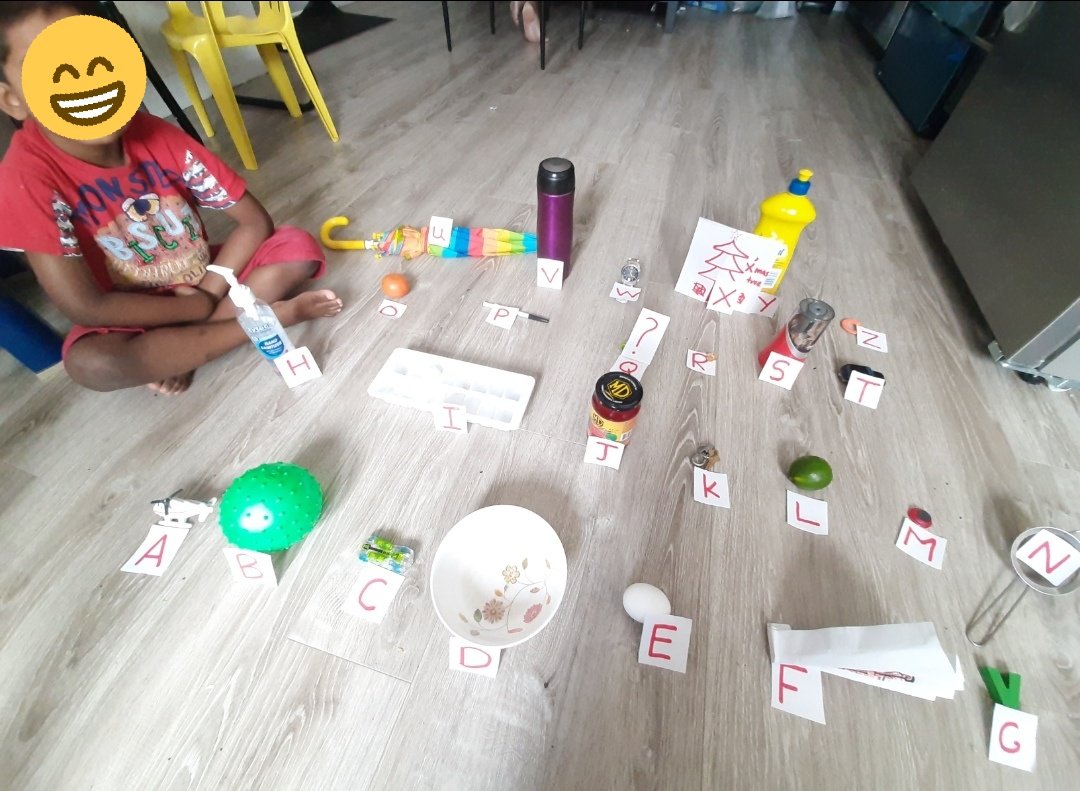 MsMohanKindy's tweet photo. Wow! I was so happy to receive pics from families and seeing they are well. I miss my Ss. From the lessons the last 2 weeks, Ss found objects to match the alphabet, sorted and created shapes amongst the other learning. So proud. Stay safe. @dorsetparkps @EarlyYearsTDSB @tdsb https://t.co/MVkhADLGdD