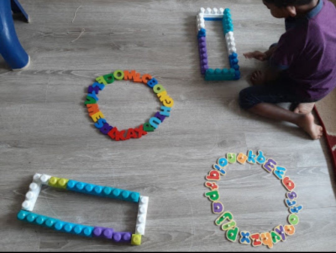 MsMohanKindy's tweet photo. Wow! I was so happy to receive pics from families and seeing they are well. I miss my Ss. From the lessons the last 2 weeks, Ss found objects to match the alphabet, sorted and created shapes amongst the other learning. So proud. Stay safe. @dorsetparkps @EarlyYearsTDSB @tdsb https://t.co/MVkhADLGdD