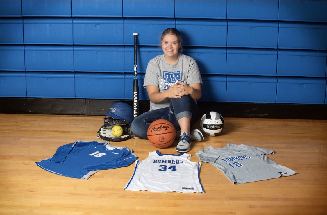 Edon Athletics on Twitter "Keagen Romine Football, Basketball, Track