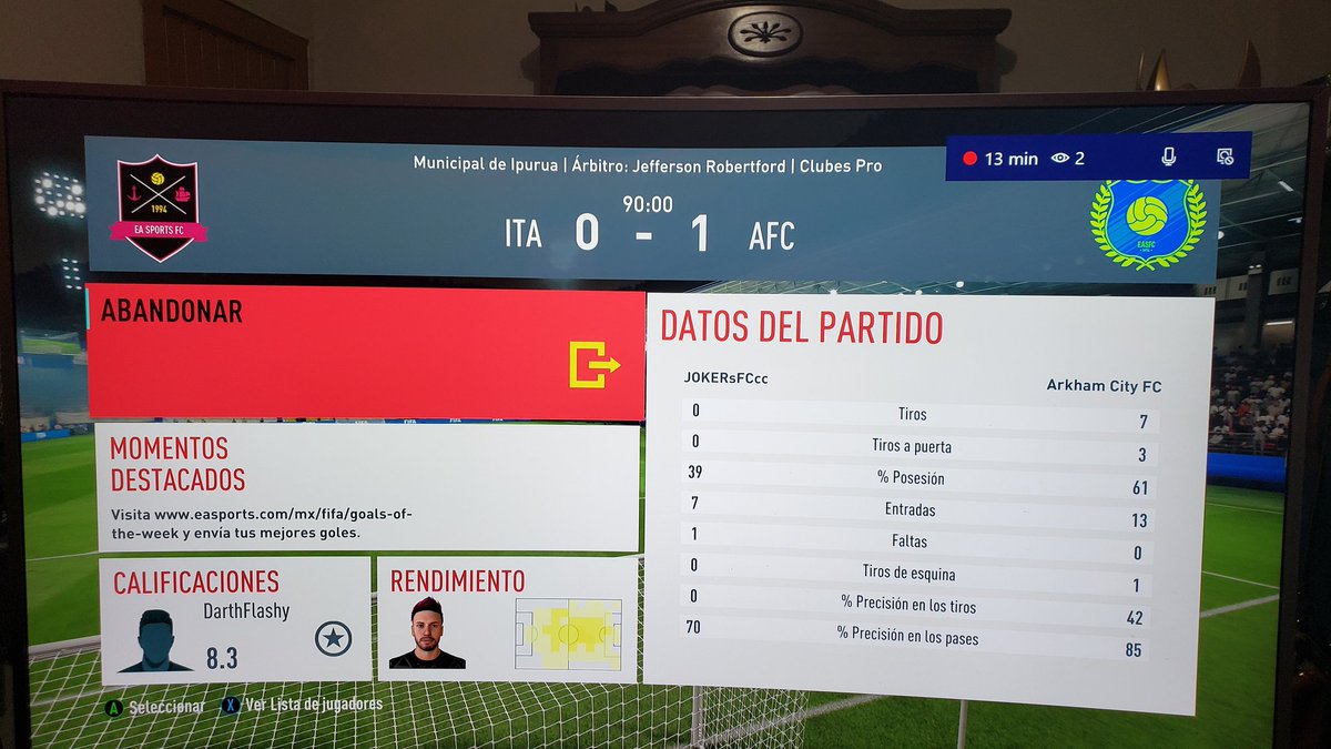 arkham_fc's tweet photo. LVP: Dos partidos de lo más peleados. Juegazos y con nuestro clásico rival.
Jornada 7: #JokersFC 0 - #ArkhamCityFC 1
Jornada 8: #ArkhamCityFC 2 - #FCFuerzaG 1
#QuedateEnCasa #ProClubs #ArkhamCityFC #TodosSomosMurcielagos ⚫🟡⚫🦇🍺🎶 https://t.co/vDBZ2AnfUJ