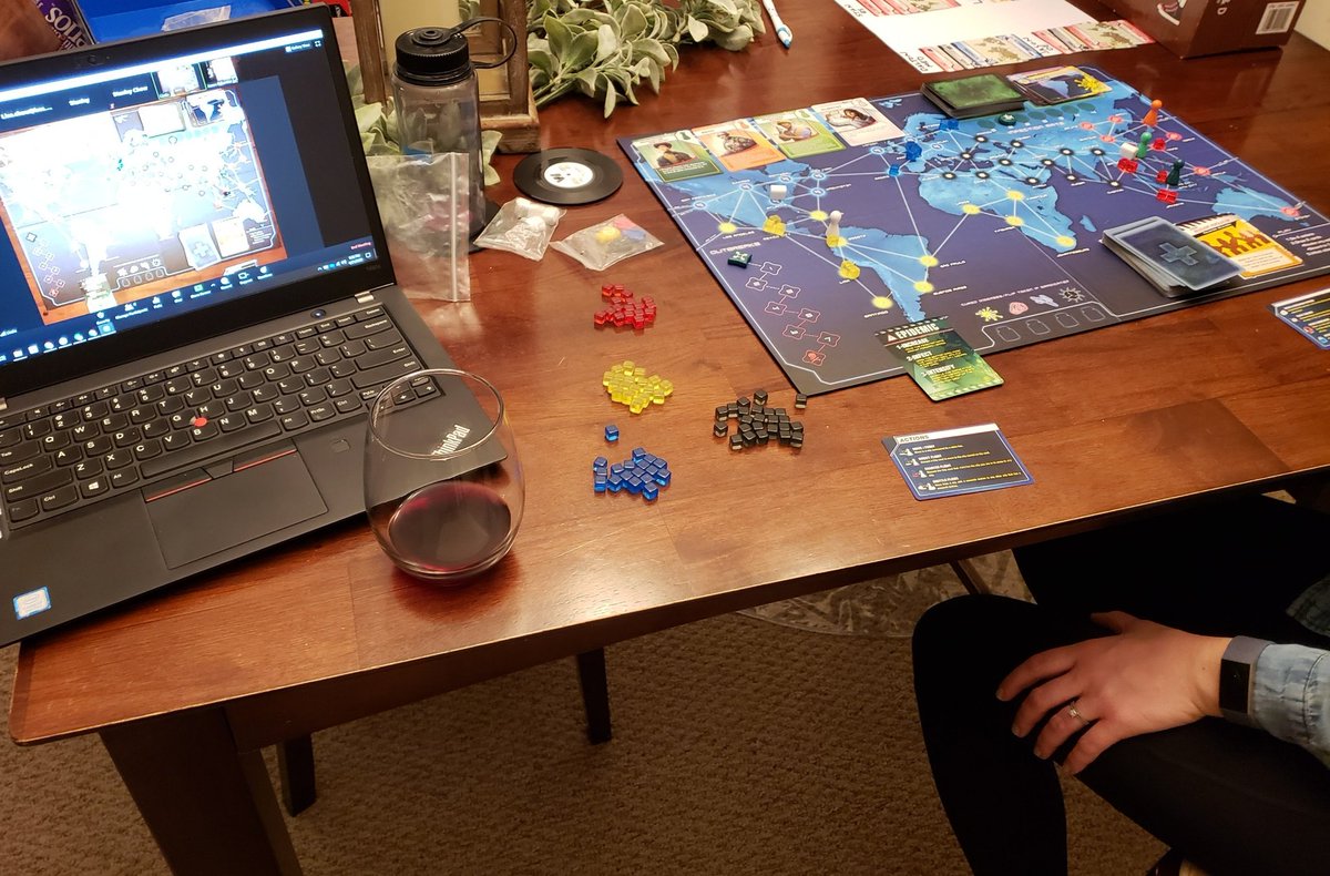 Tried to save the world tonight, but came up 1 card short #pandemic