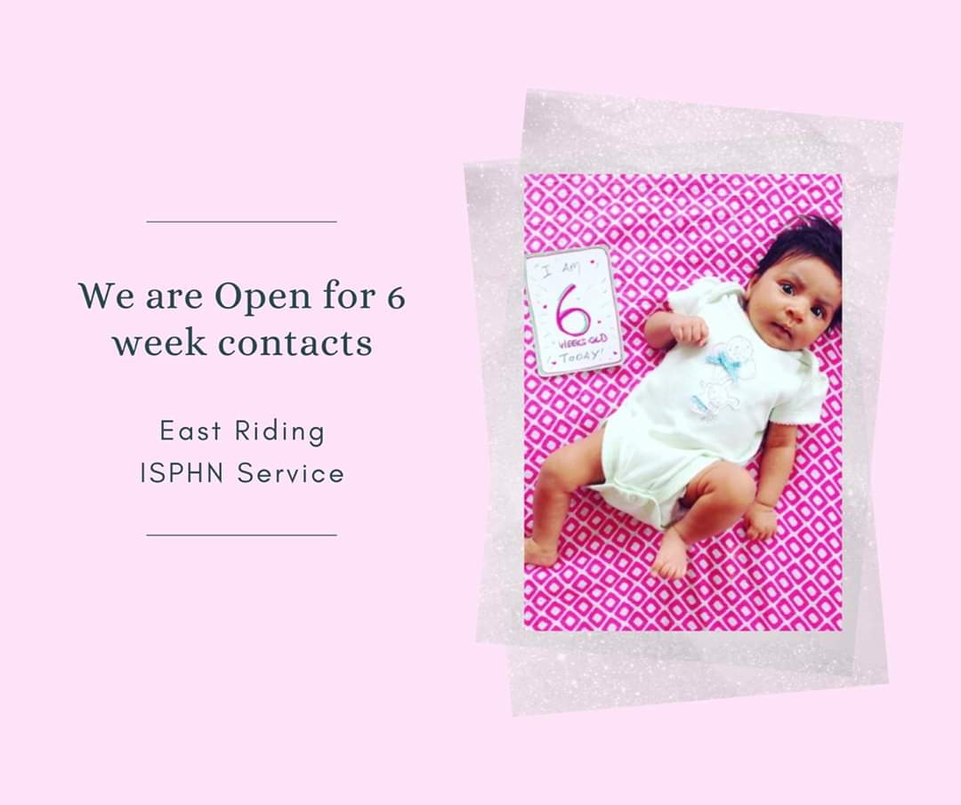 ISPHNS's tweet photo. We are OPEN and adapting our services so that we can continue to deliver the Healthy Child Programme.
At around 6 weeks your named health visitor will be in touch to ensure you have all the information you need
We are adapting to keep everyone safe ❤️
#nhsopen https://t.co/BV8pmEWLE4