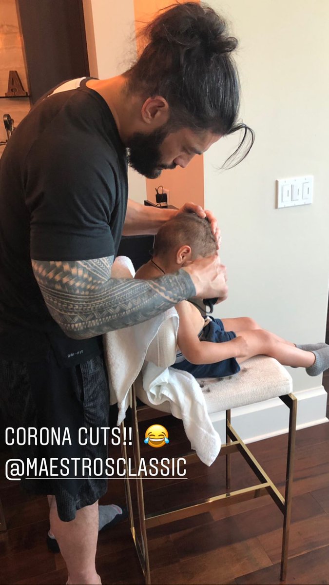 Theromanreignsempire Com Roman Reigns Fansite On Twitter Roman Gives One Of His Twin Boys A Haircut From Roman S Ig Story Wwe Smackdownlive Raw Romanreigns Romanempire Cr Romanreigns Ig Https T Co Qcskdha5xz