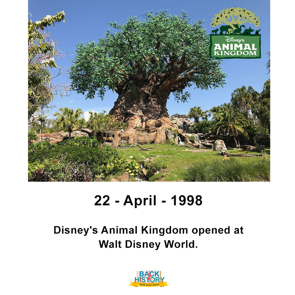 Back_2_History's tweet photo. 22 - April - 1998 – Disney's Animal Kingdom opened at Walt Disney World. .
#History #WorldHistory #Historymemes #WorldHistorymemes #Disney #WaltDisney #DisneyAnimalKingdom #Disneyworld #OnthisDay #OnthisDayinHistory #Back_2_History #Backtohistory #Back2history #Back_2_history https://t.co/jMxMSTiySf