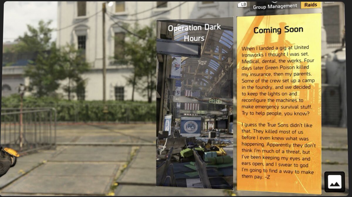 APfilly1's tweet image. @MarcoStyleNL @widdzTV @apmacho @NothinButSkillz @InigoMontoyaTV @SOLIDFPS @SleepY0tv and whoever else I forgot to mention #newraid #TheDivision2 

👀