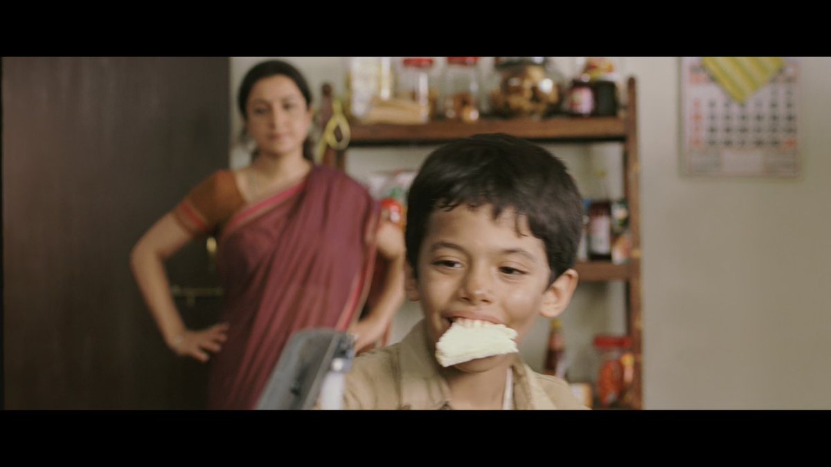 I suspect that the PoV shots are often overlooked. Just look at this tiny observation. Ishaan laughs at his mother while she is shown for the first time in the film, whereas Aamir uses a symbolic POV shot on his father to suggest how startled is his relation with the father.