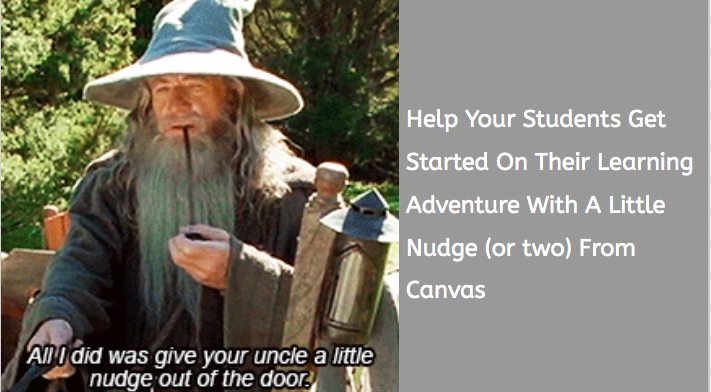 If you use @CanvasLMS and are noticing students aren't submitting work, you might want to try these two tips to help nudge them along on their adventure. docs.google.com/presentation/d… #CanvasLMS <a href="/scottwdennis/">Scott Dennis</a>