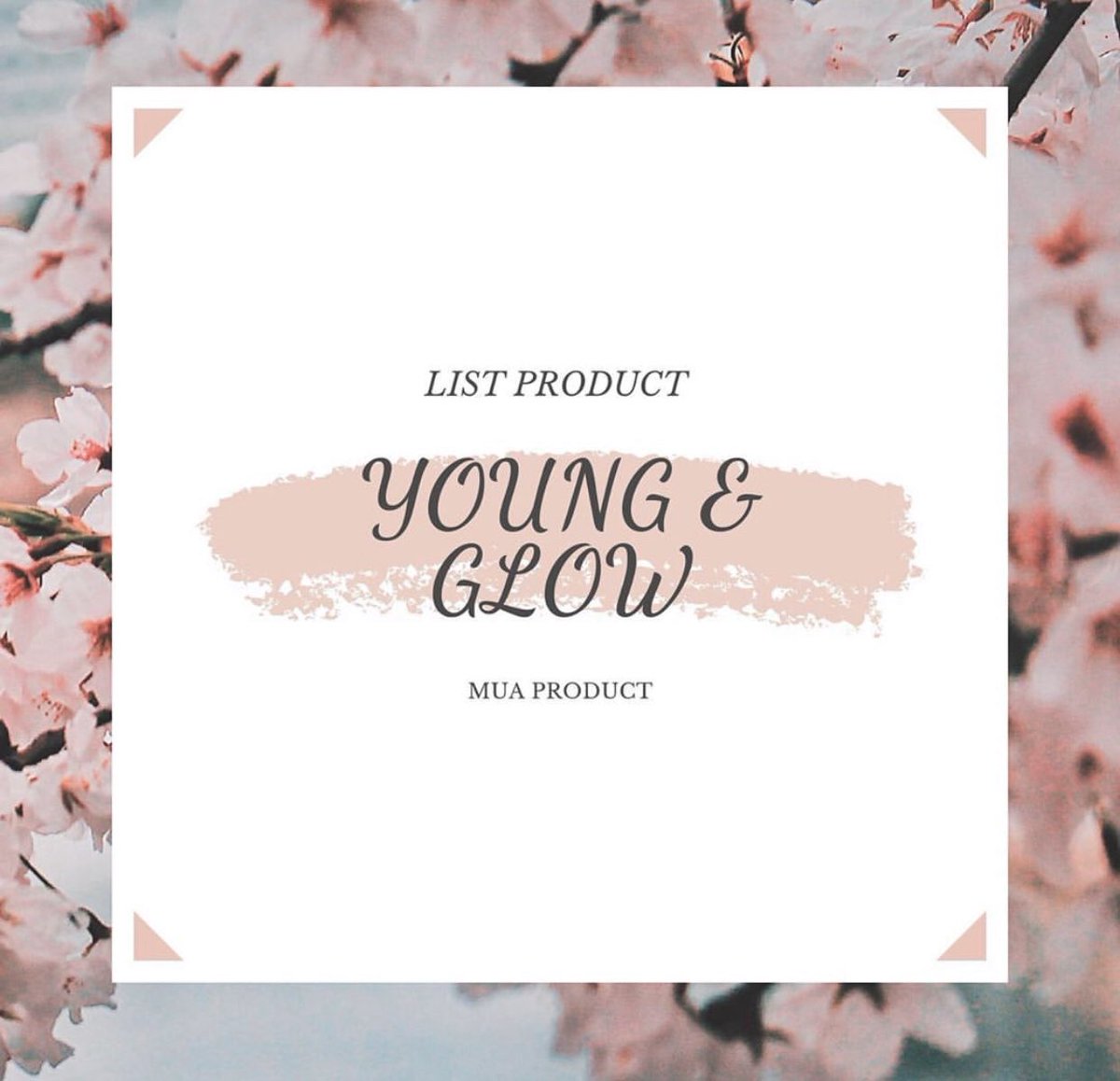  YOUNG & GLOW PRODUCT Boleh check mana item yang promo tu cepat2!  kot kot dah lama duk dalam wishlist hehe 