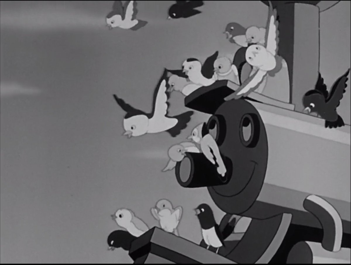 Interesting factoid: Casey Jr is the train that audiences would see a couple months later in theaters in the opening sequences of "Dumbo". While his segment is nothing too major (kind of "Steamboat Willie-lite in its monochrome) it does provide a tiny glimpse of what's to come...