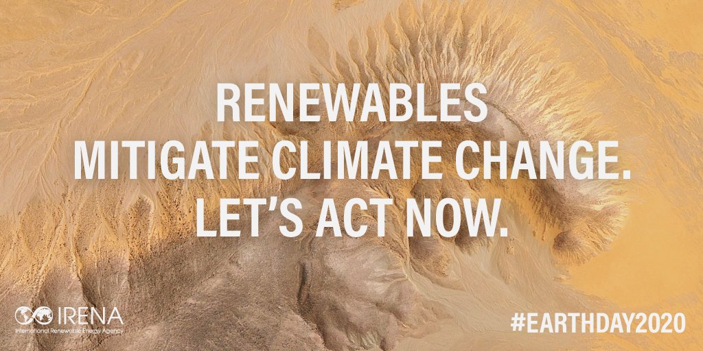 On #EarthDay2020 learn how #renewableenergy can help us protect our planet while creating a more resilient and sustainable economy 👉 bit.ly/34NwIeW #BuildBackBetter #ClimateActionNow