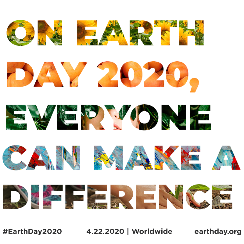 Happy 🌏 Day everyone! It's the 50th celebration of Earth Day. Let's celebrate and think about the theme for 2020: climate action.

Stay safe. Keep your personal distance. Stay connected. #OurPlanetOurHealth #EarthDay #EarthDay2020